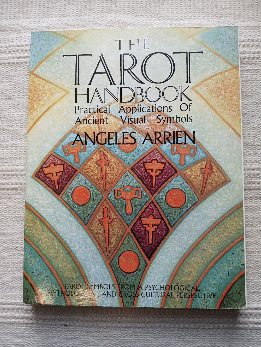 Angeles Arrien The Tarot Handbook - Green and Orange Cover